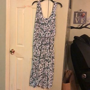 Floral midi dress